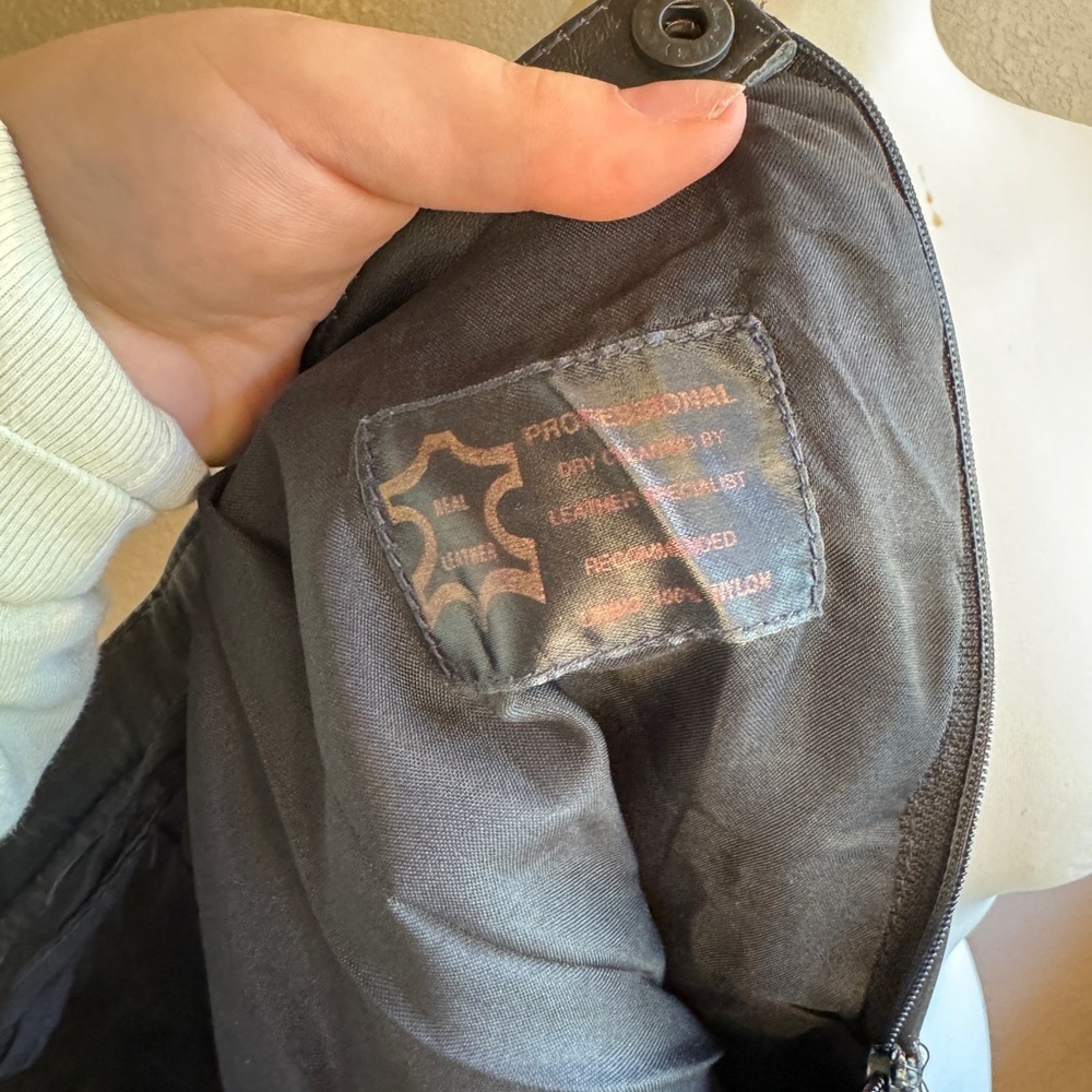 Leather Dynamics Leather Black Patchwork 1990s Y2… - image 5